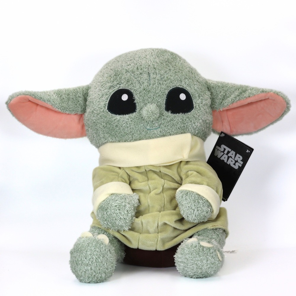 Star Wars Grogu Weighted Plush Kids 13in Green Soft Toy Mandalorian Disney Store